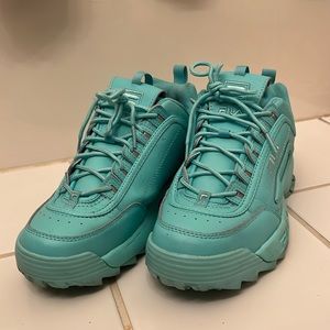 Vivid Teal Fila’s Sneaker sizeW10